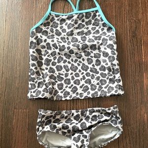 Toddler Leopard Print 2T Bathing Suit